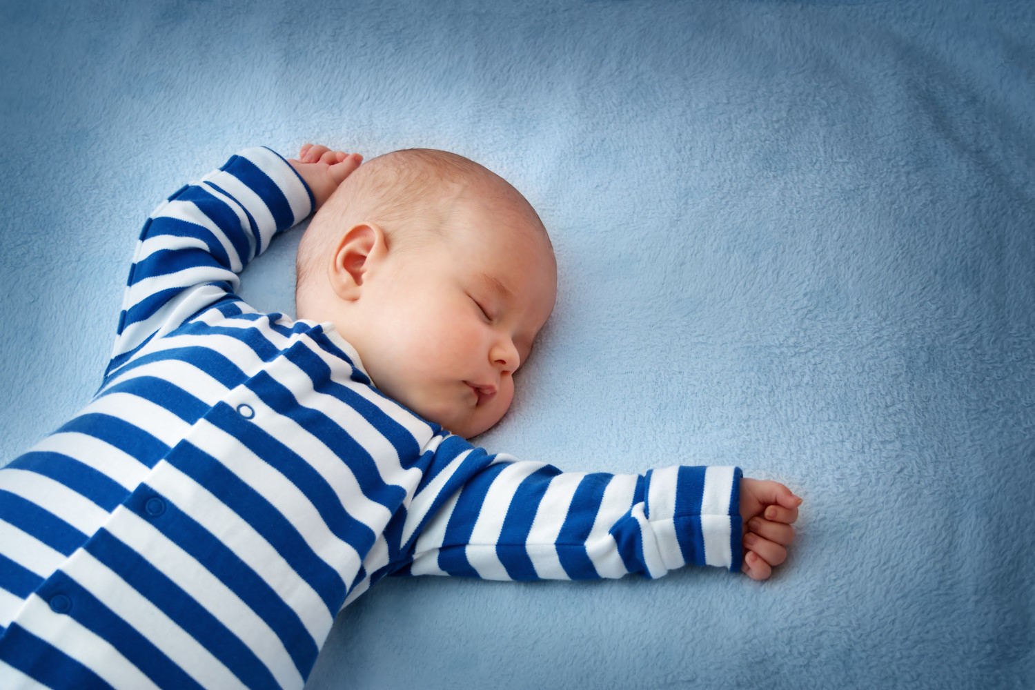 newborn baby boy sleeping