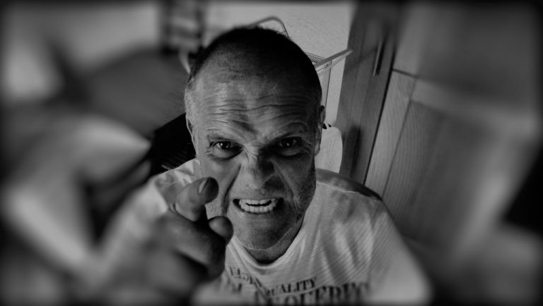 angry man