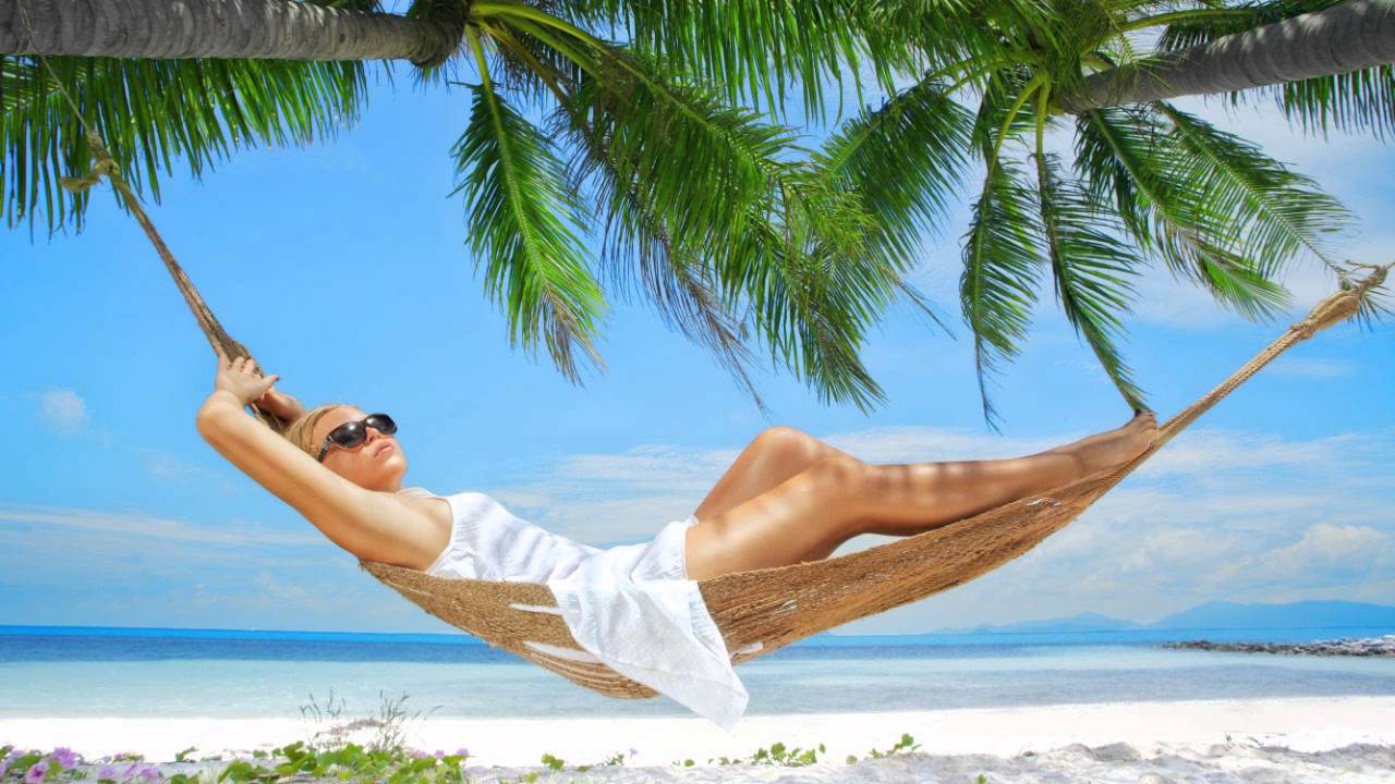 unplugging and relaxing